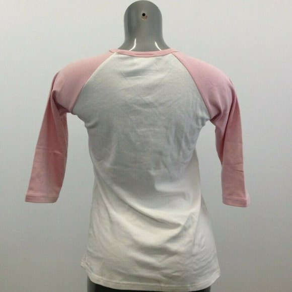 Moxie Trades Women's Raglan T Shirt Size XL Pink - Picture 2 of 7